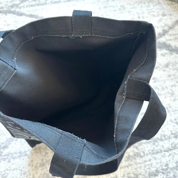 Swarovski New York Skyline Black Canvas Tote Shoulder Bag Limited Edition - Picture 4 of 5